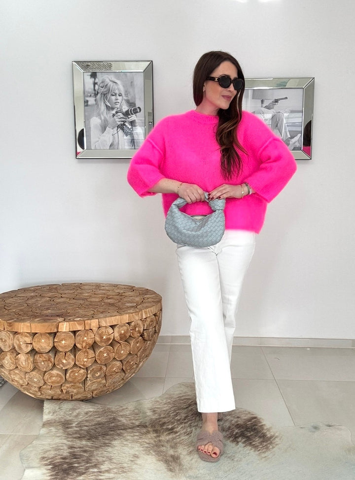 Mohair-Shirt - Pink (ohne Naht)