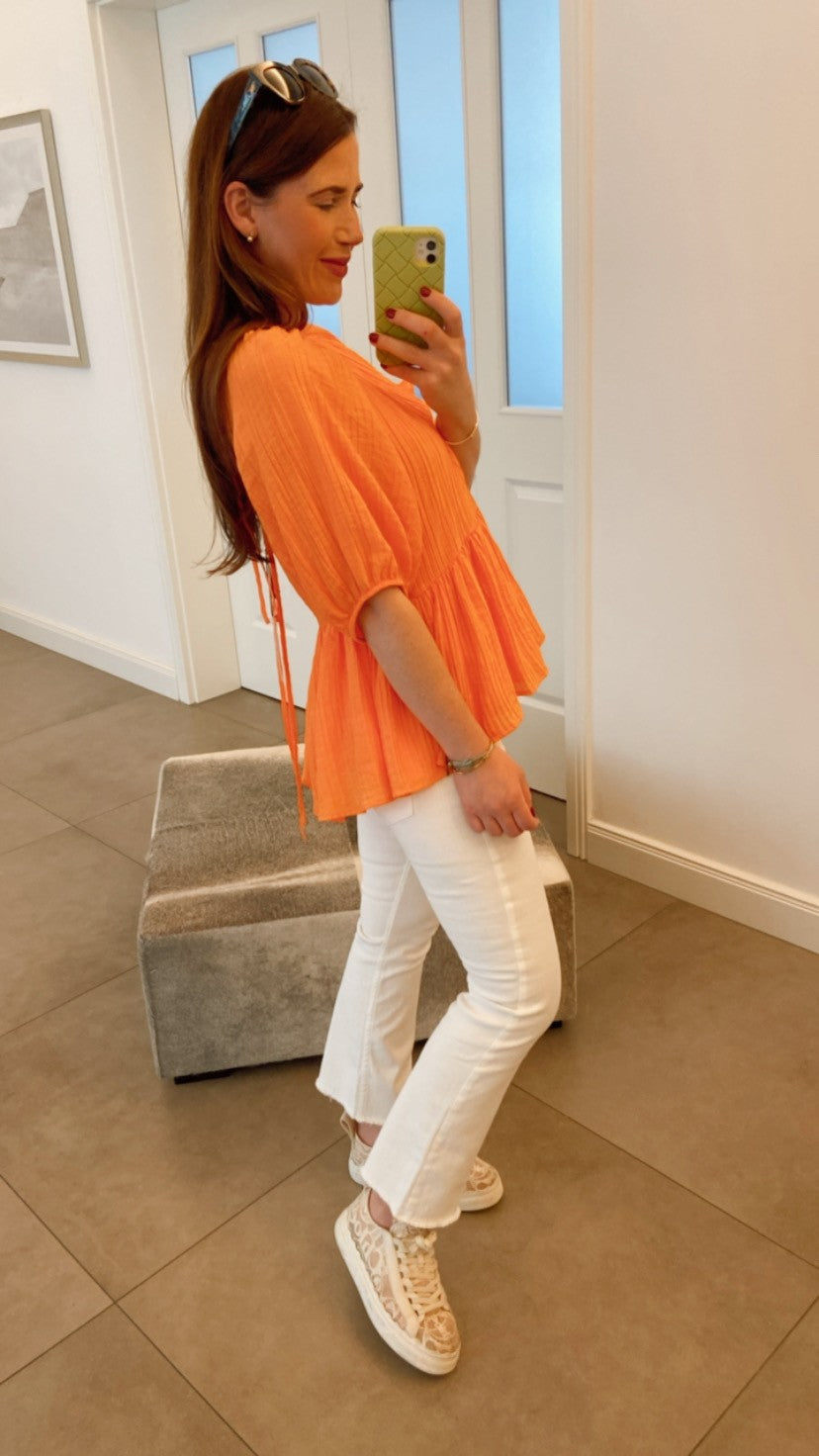 Bluse - Orange