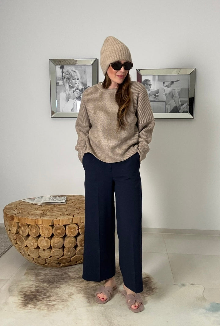 Strickpullover - Braun