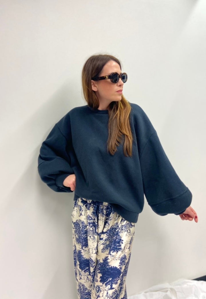 Oversize Sweater - Navy