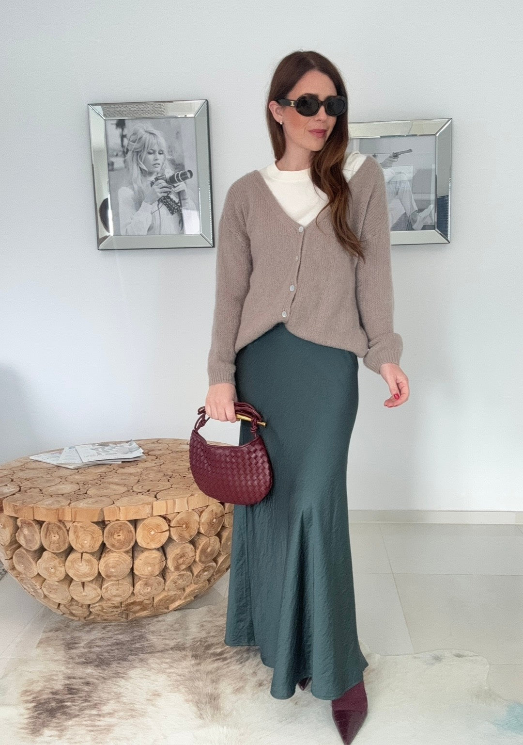 Cardigan  - Taupe