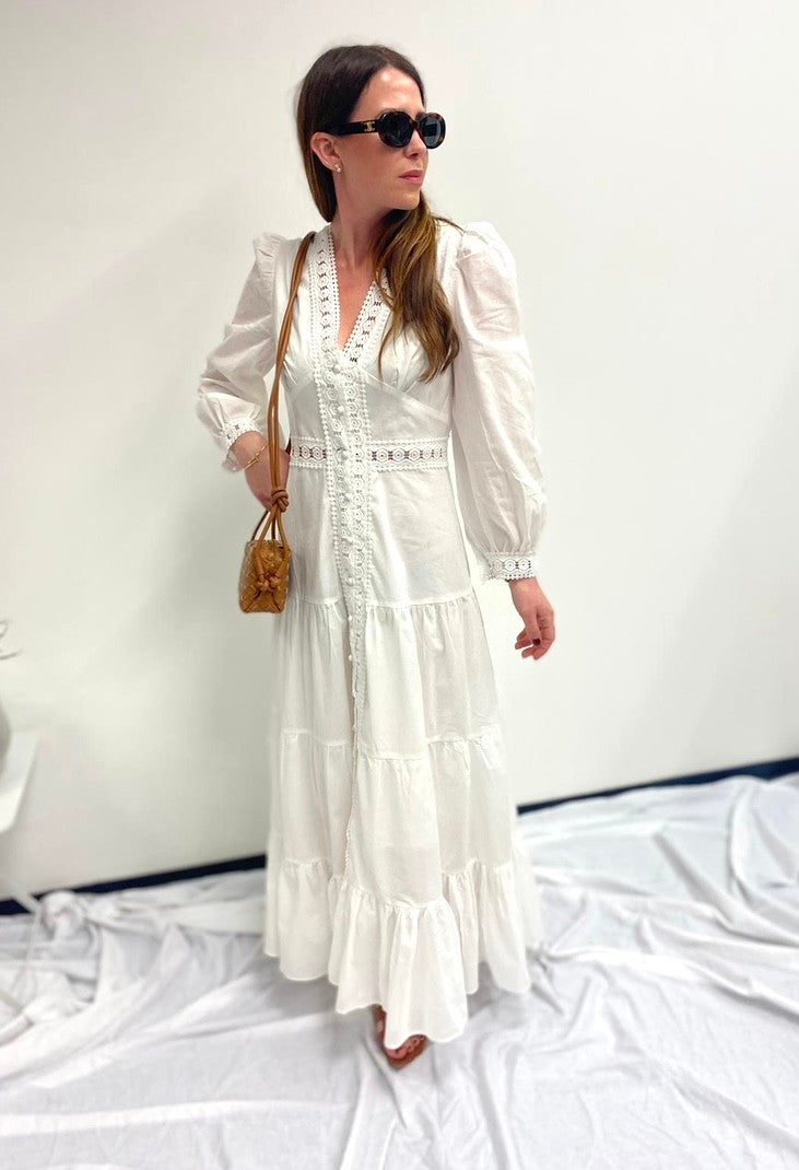 Maxi-Kleid - Weiß
