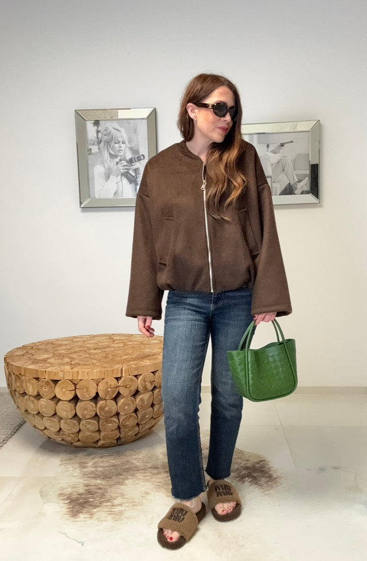 Blousonjacke - Schoko
