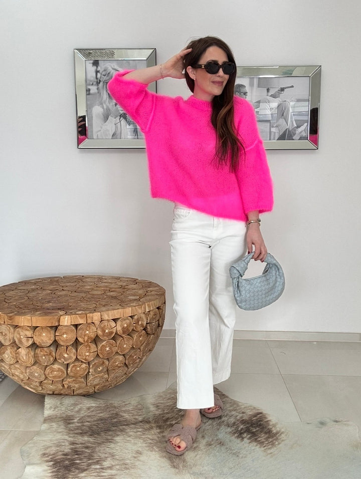 Mohair-Shirt - Pink (ohne Naht)