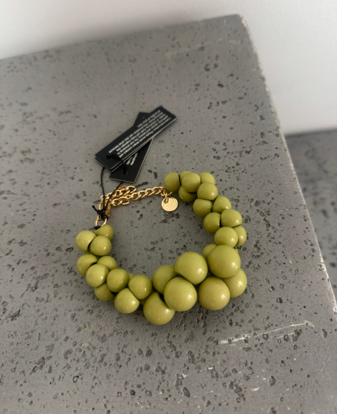 Armband mit Kugeln - Grün