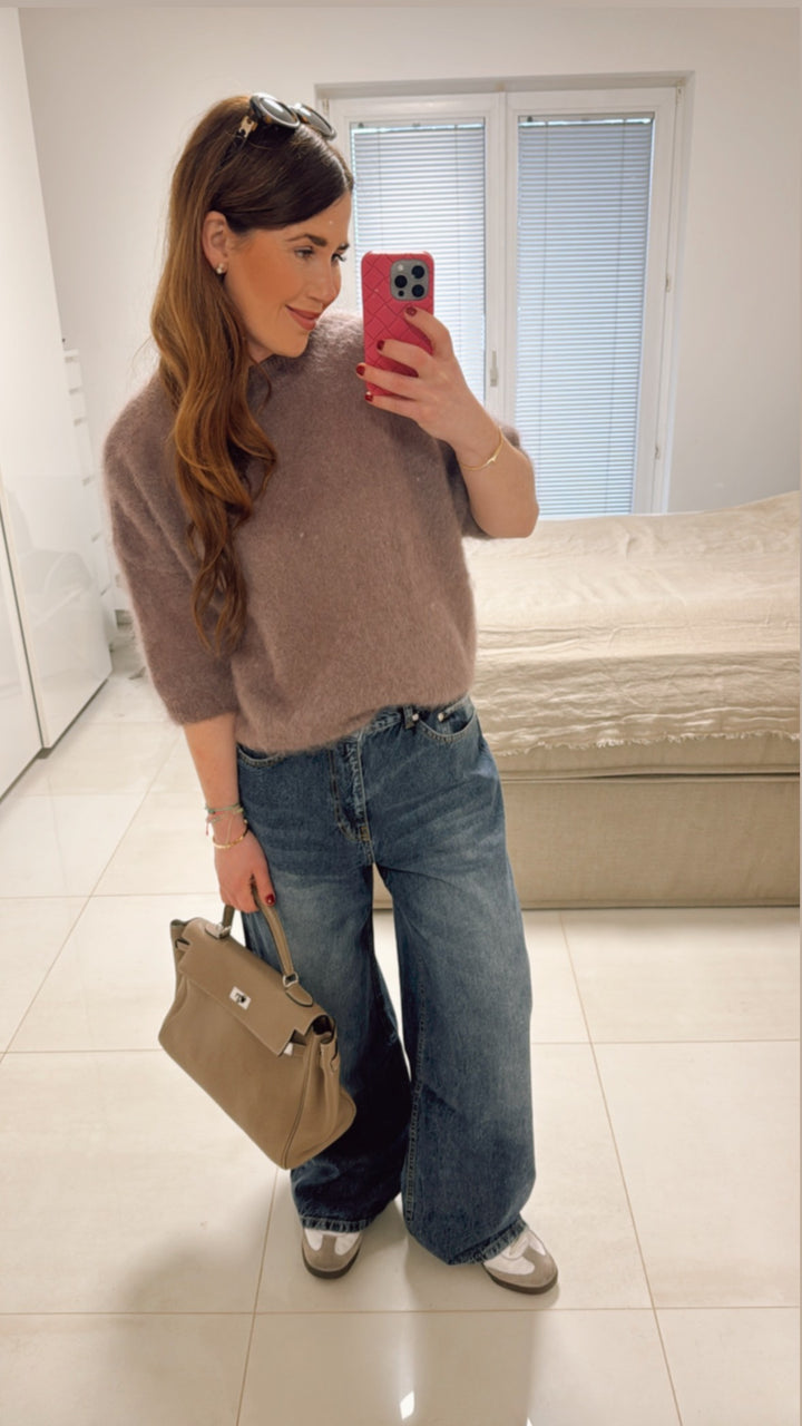 Mohair Shirt - Taupe