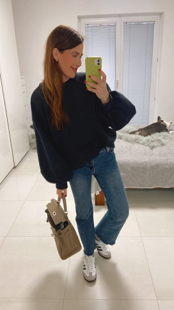 Oversize Sweater - Navy