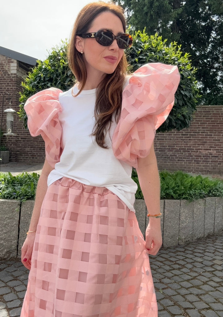 Shirt mit weiten Ärmeln - Rose