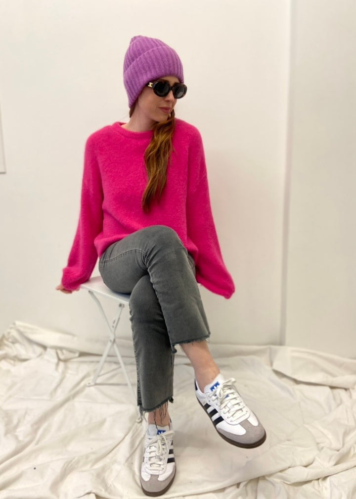 Alpaka Pullover "Sylt" - Pink