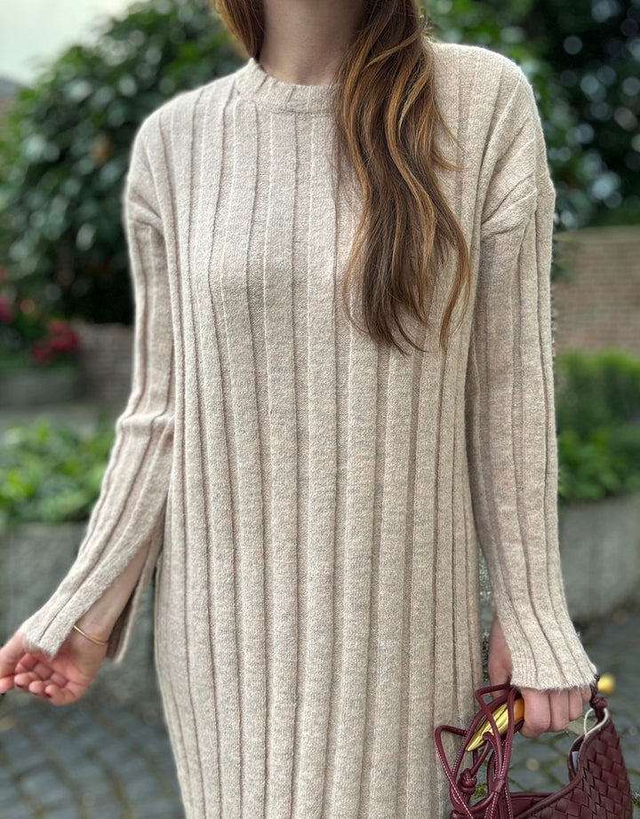 Maxi-Kleid - Puder
