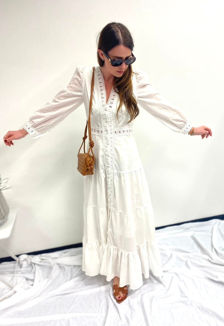 Maxi-Kleid - Weiß