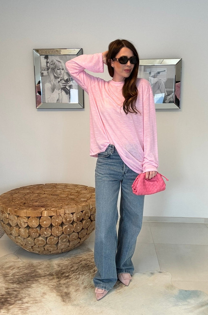 Dünnes Shirt - Rosa