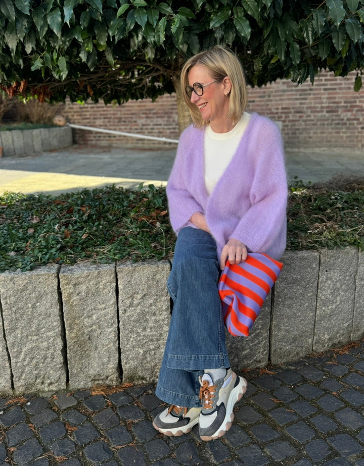 Mohair Cardigan - Flieder