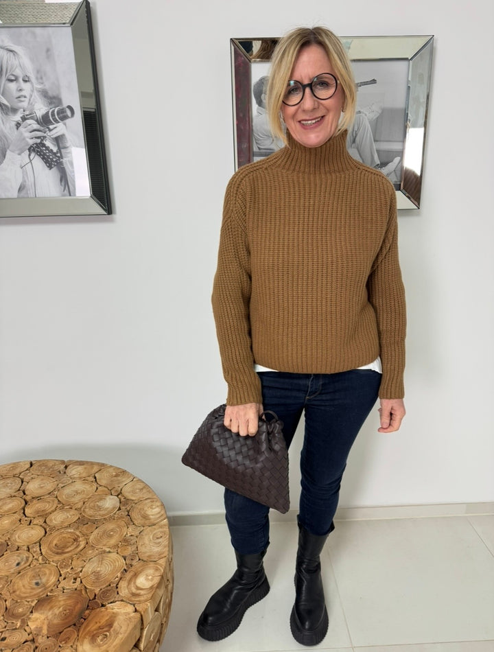 Strickpullover - Camel