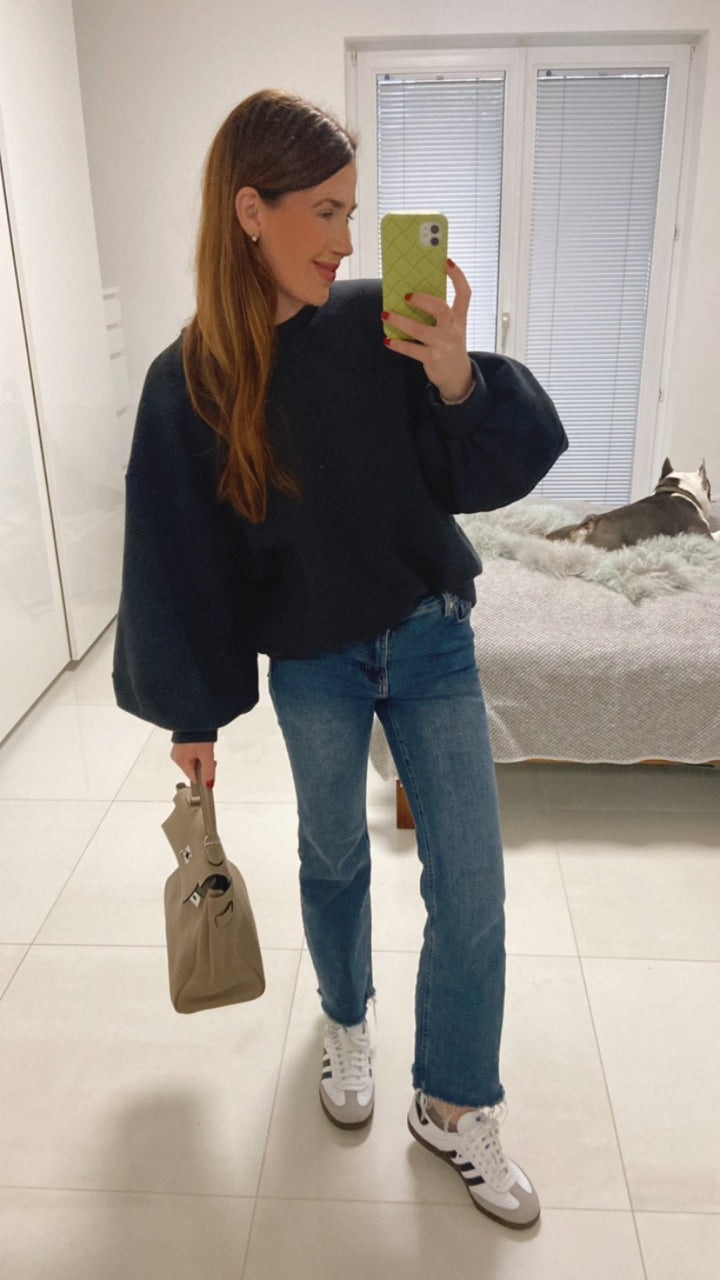 Oversize Sweater - Navy