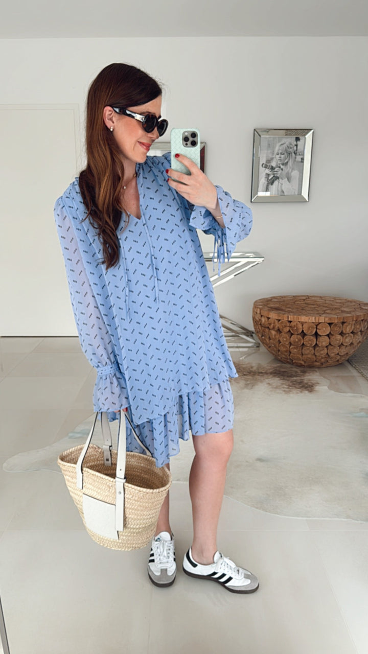 Kleid  - Blau