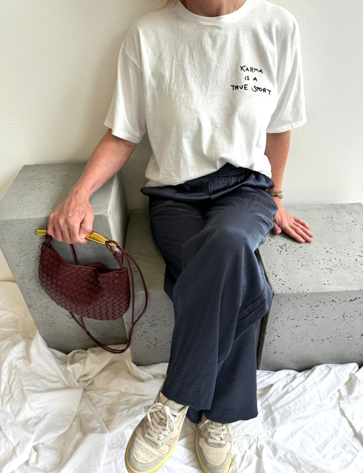 Shirt mit Aufdruck - Weiß