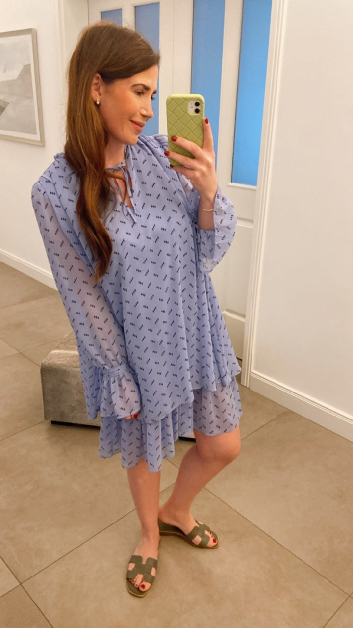 Kleid  - Blau